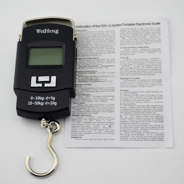 Portable Digital Scale front-with-instructions Portable Digital Scale front-with-instructions